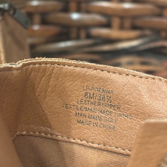 Lucky Brand Prenma Ankle Boot Women's Topanga Tan Leather
Bootie Size 8 - Picture 7 of 11
